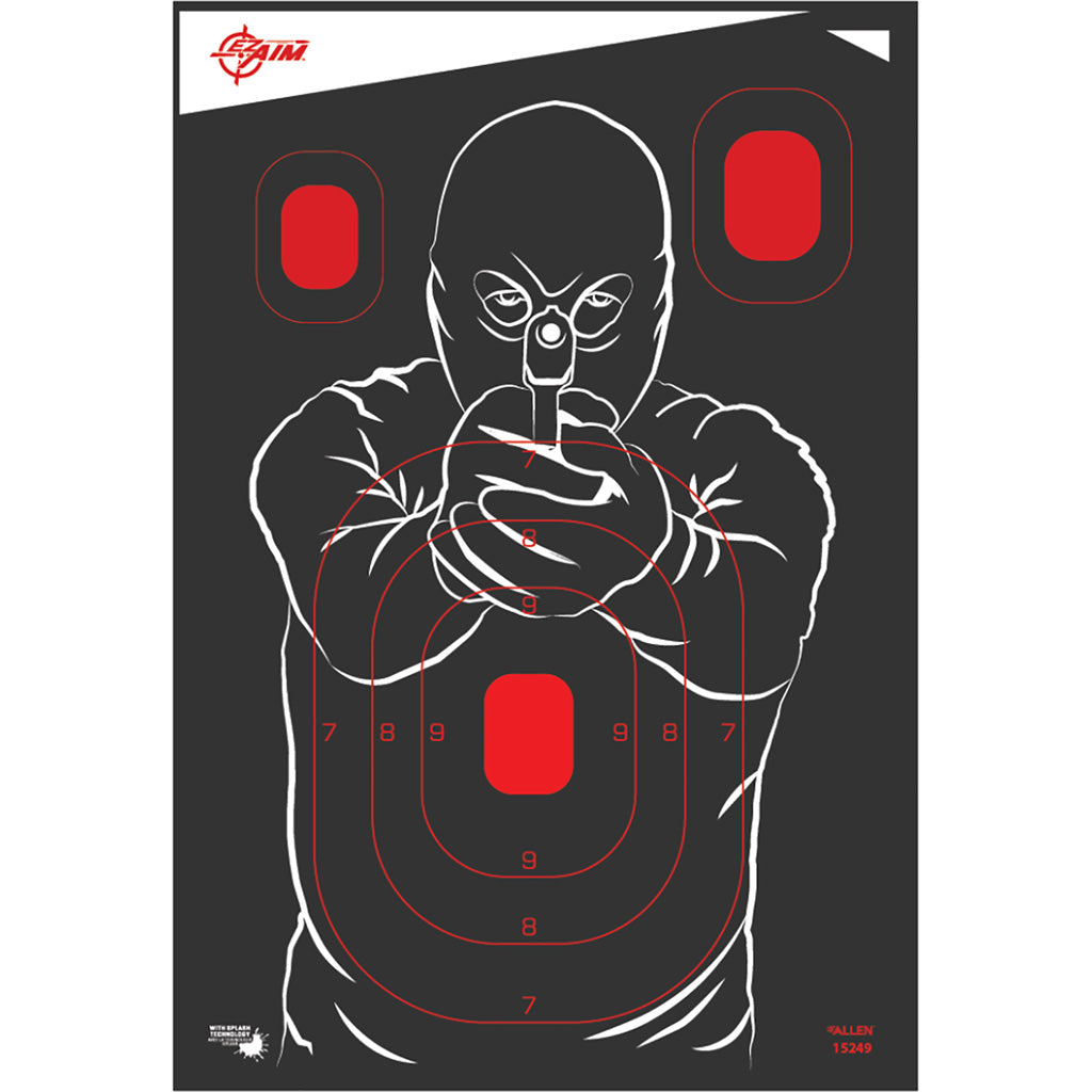 EzAim Splash Bad Guy Targets - Front View