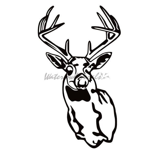 Deer Profile Hunting Decal – Deer Profile Hunting Sticker – 1205