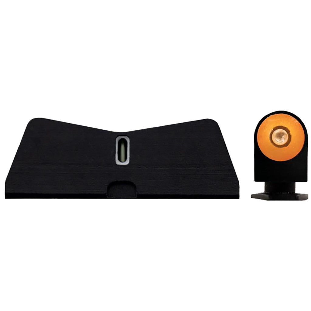 XS Sights DXT2 Big Dot Pistol Sights in Orange Glock 42 & 43 - Front View