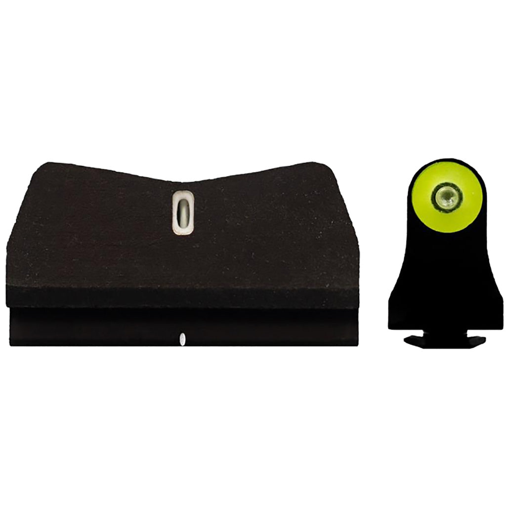 XS Sights DXT2 Big Dot Pistol Suppressor Sights in Yellow - Front View