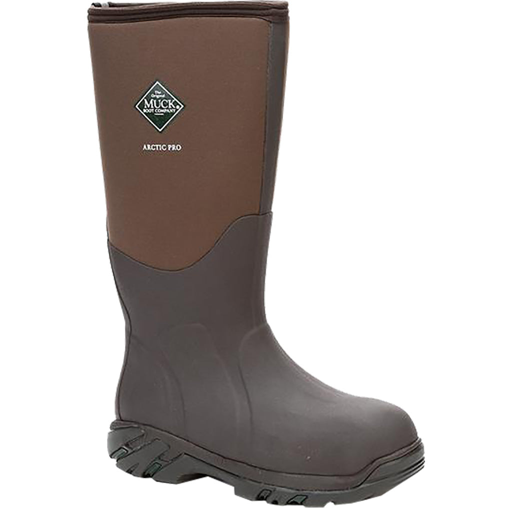 Muck Boots Muck Arctic Pro Boot in Brown Men's 12 - Front View