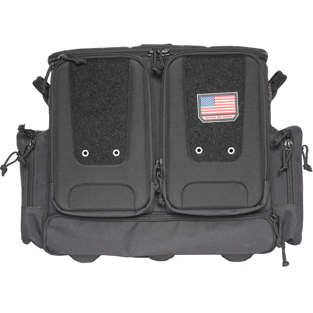 GPS Tactical Rolling Range Bag - Front View