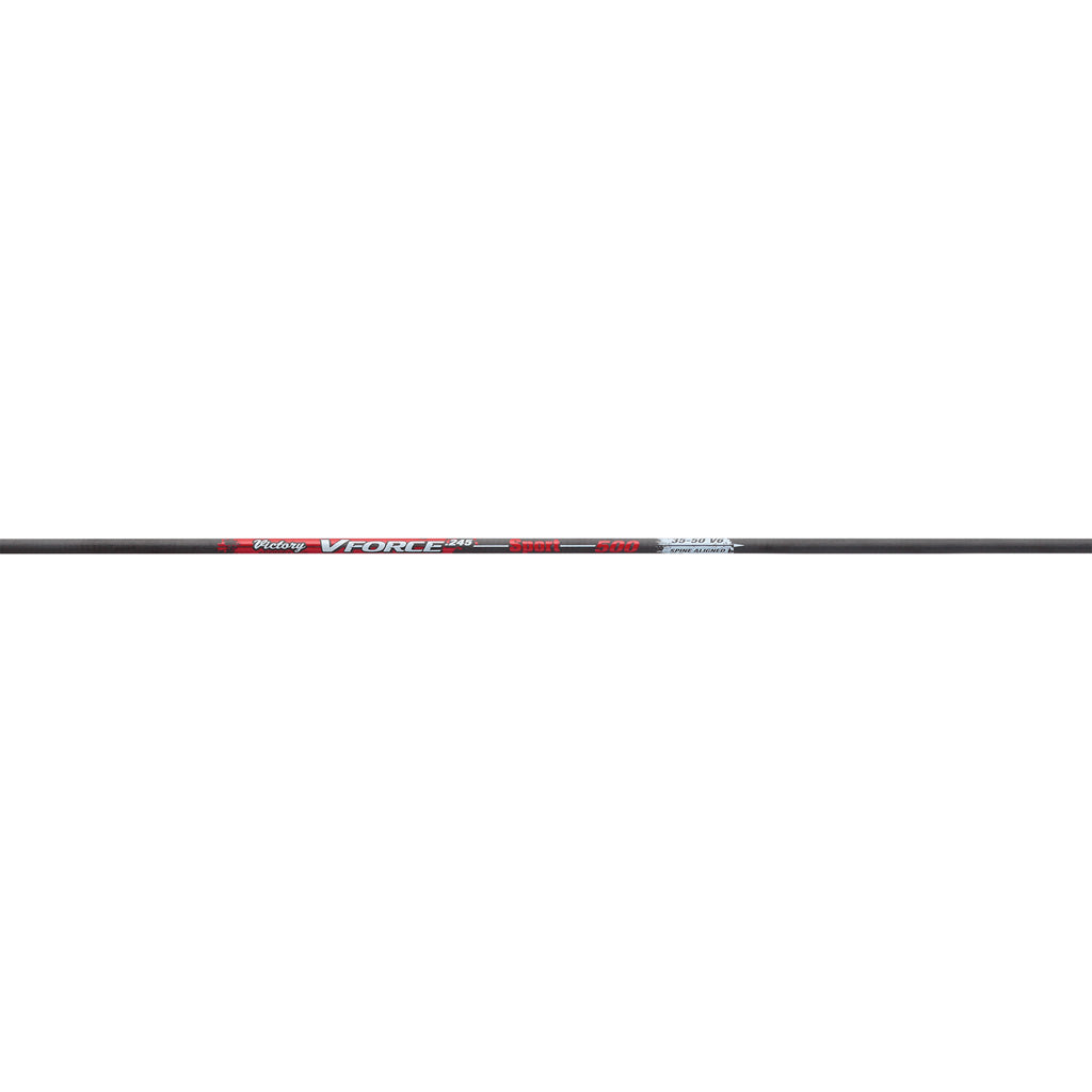Victory VForce Sport Arrows in 500 4 in. Feathers 6 pk. - Front View