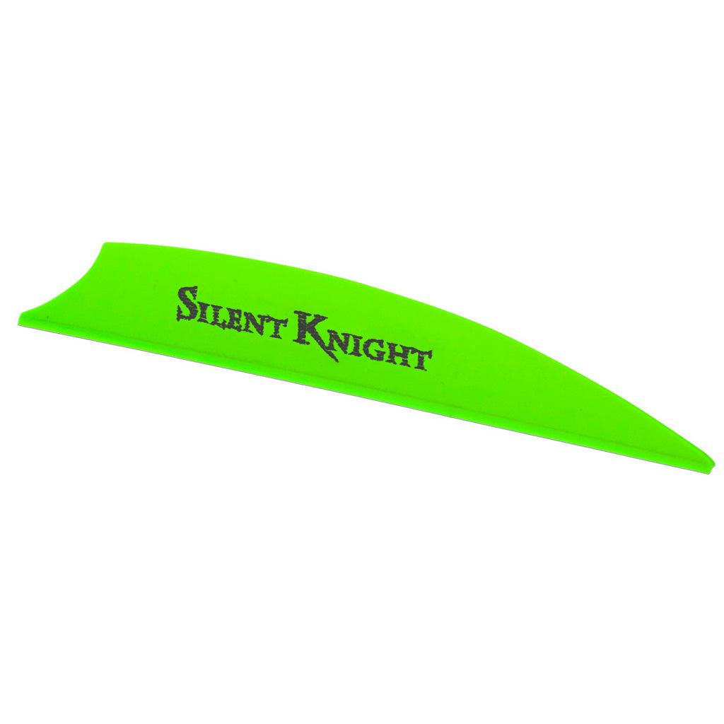 Flex Fletch Silent Knight Vanes in Flo Green 3 in. 36 pk. - Front View