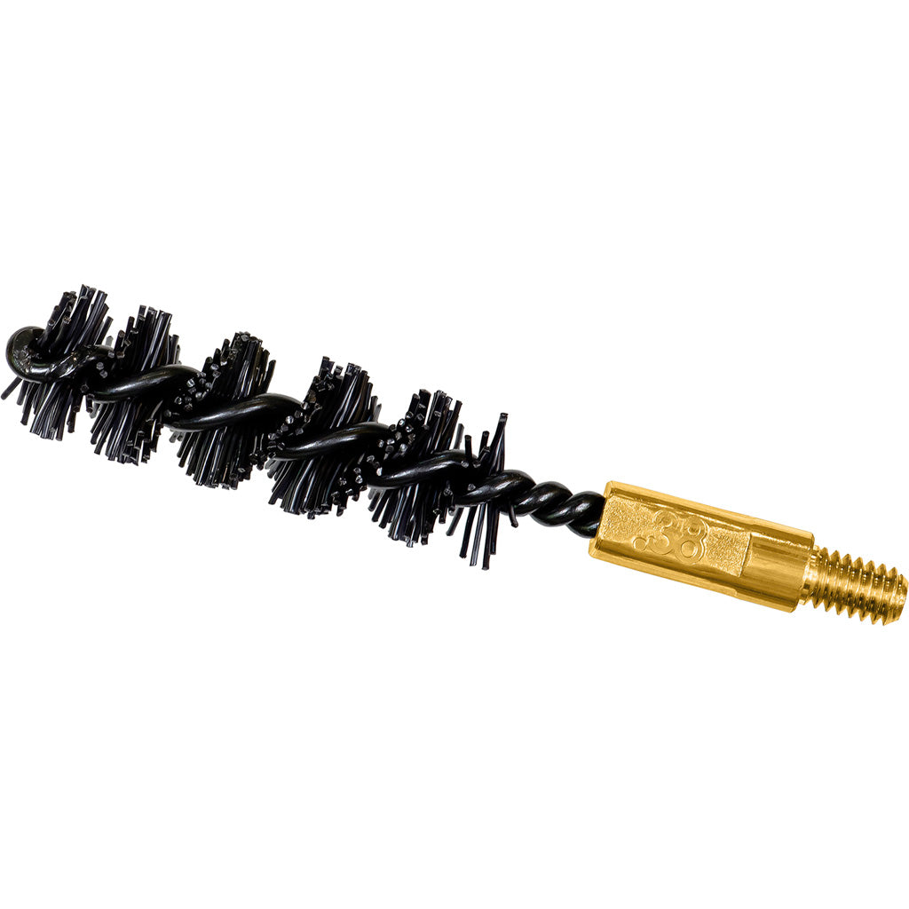 Otis Bore Brush in Black/Brass 357 Mag/9mm/38 Spl +P - Front View