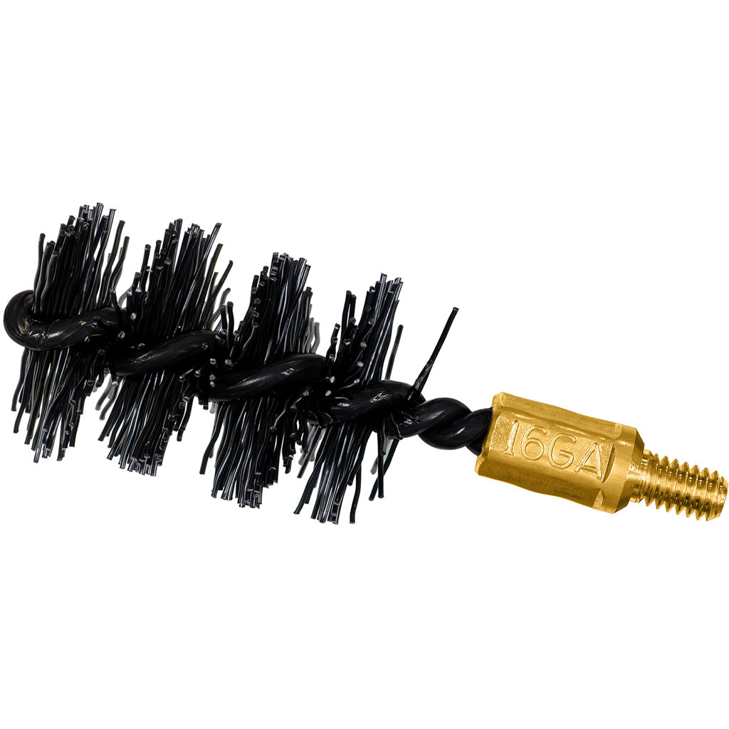 Otis Bore Brush in Black/Brass 16 ga. - Front View
