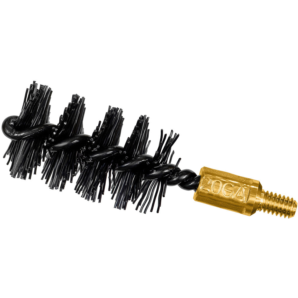 Otis Bore Brush in Black/Brass 20 ga. - Front View