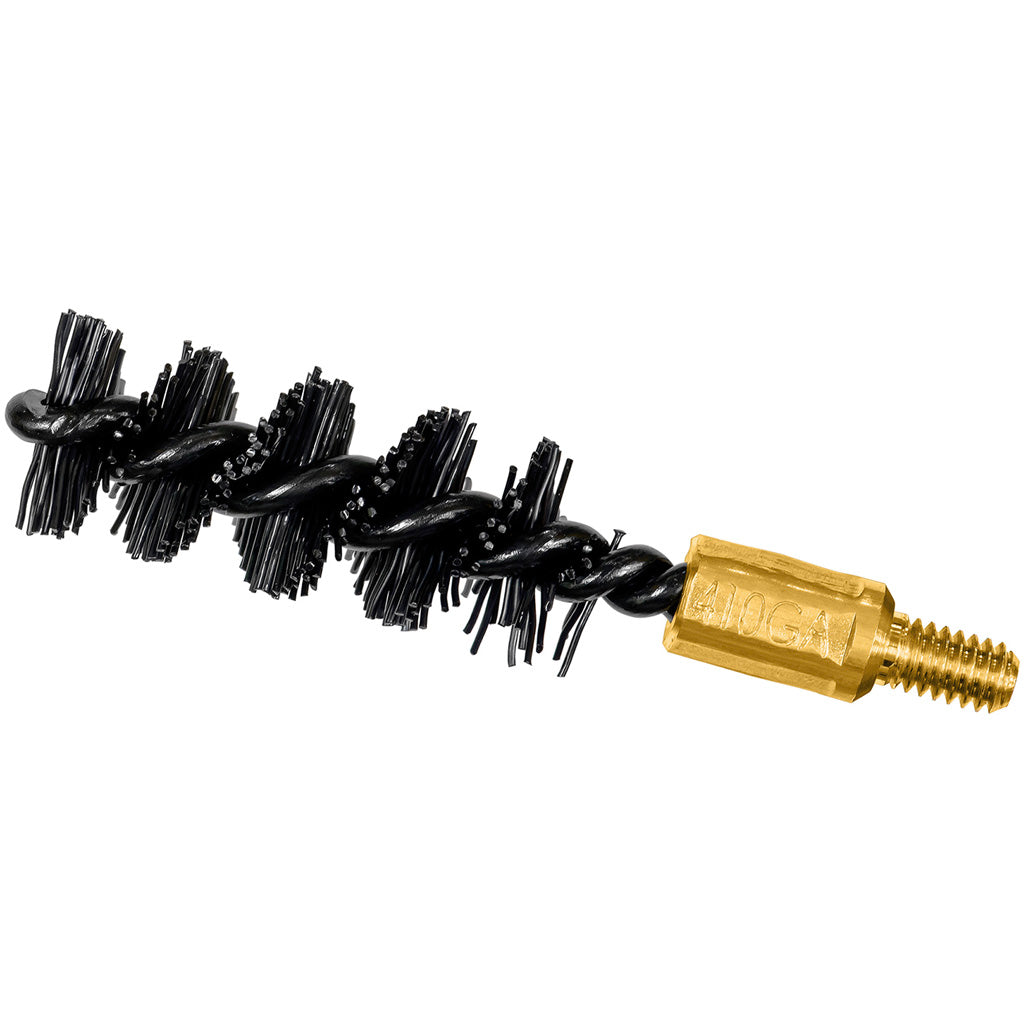 Otis Bore Brush in Black/Brass 410 ga. - Front View