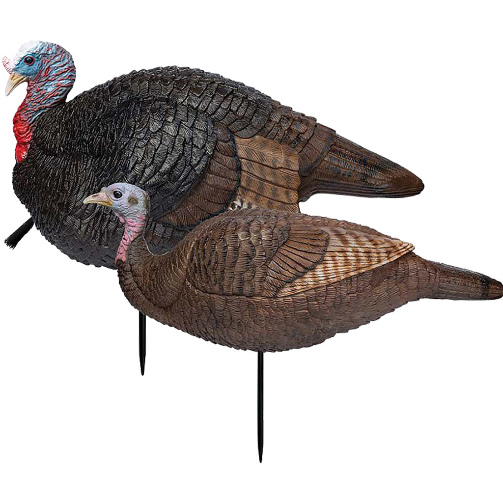 Primos Gobstopper Lite Decoy in Hen and Jake Combo - Front View