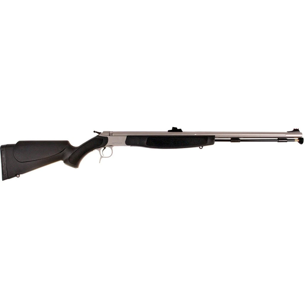 CVA Wolf V2 Muzzleloader in 50 Cal 24 in. Black/Stainless w/accessories outfit - Front View