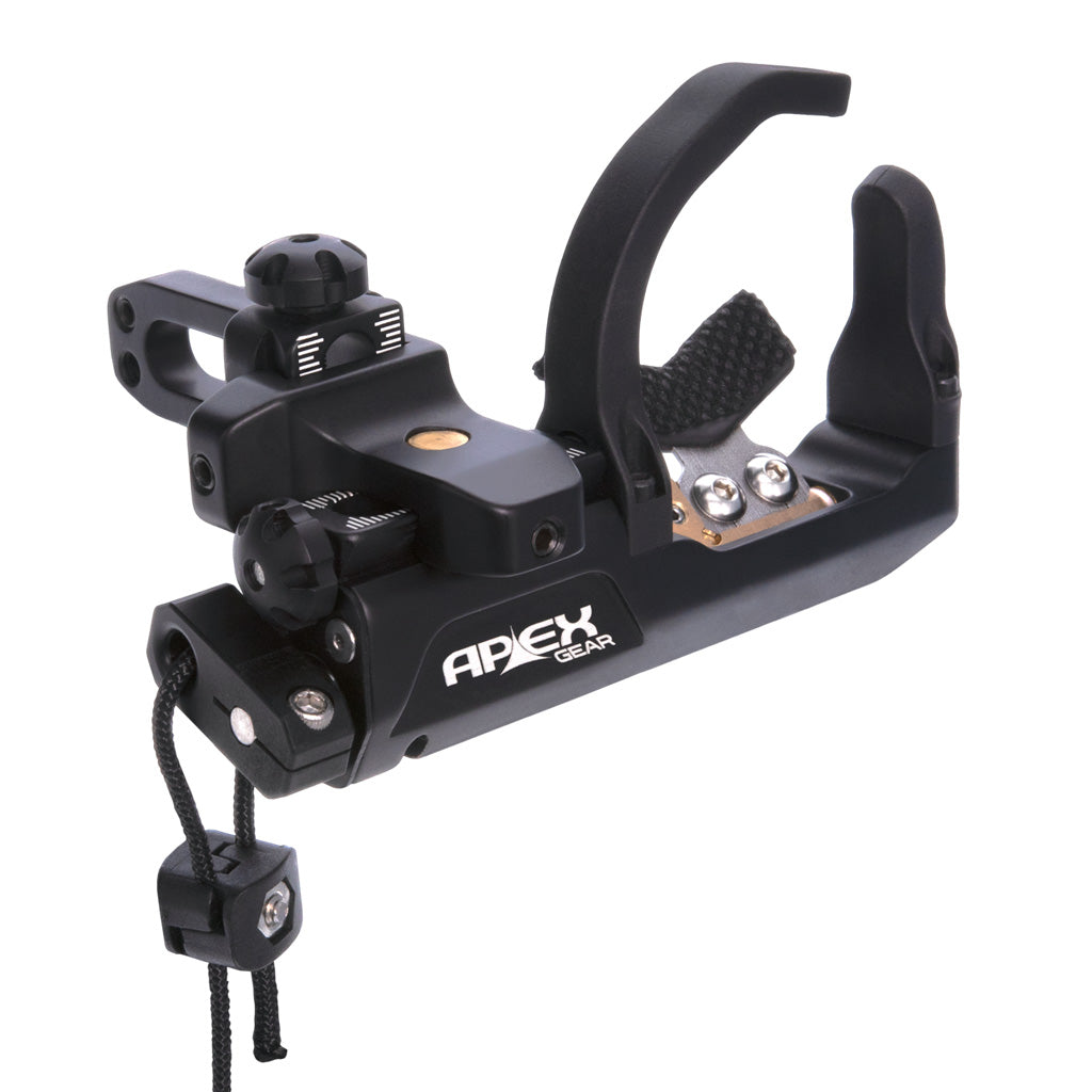 TruGlo Overtaker Limb-Drive Arrow Rest in Black RH - Front View