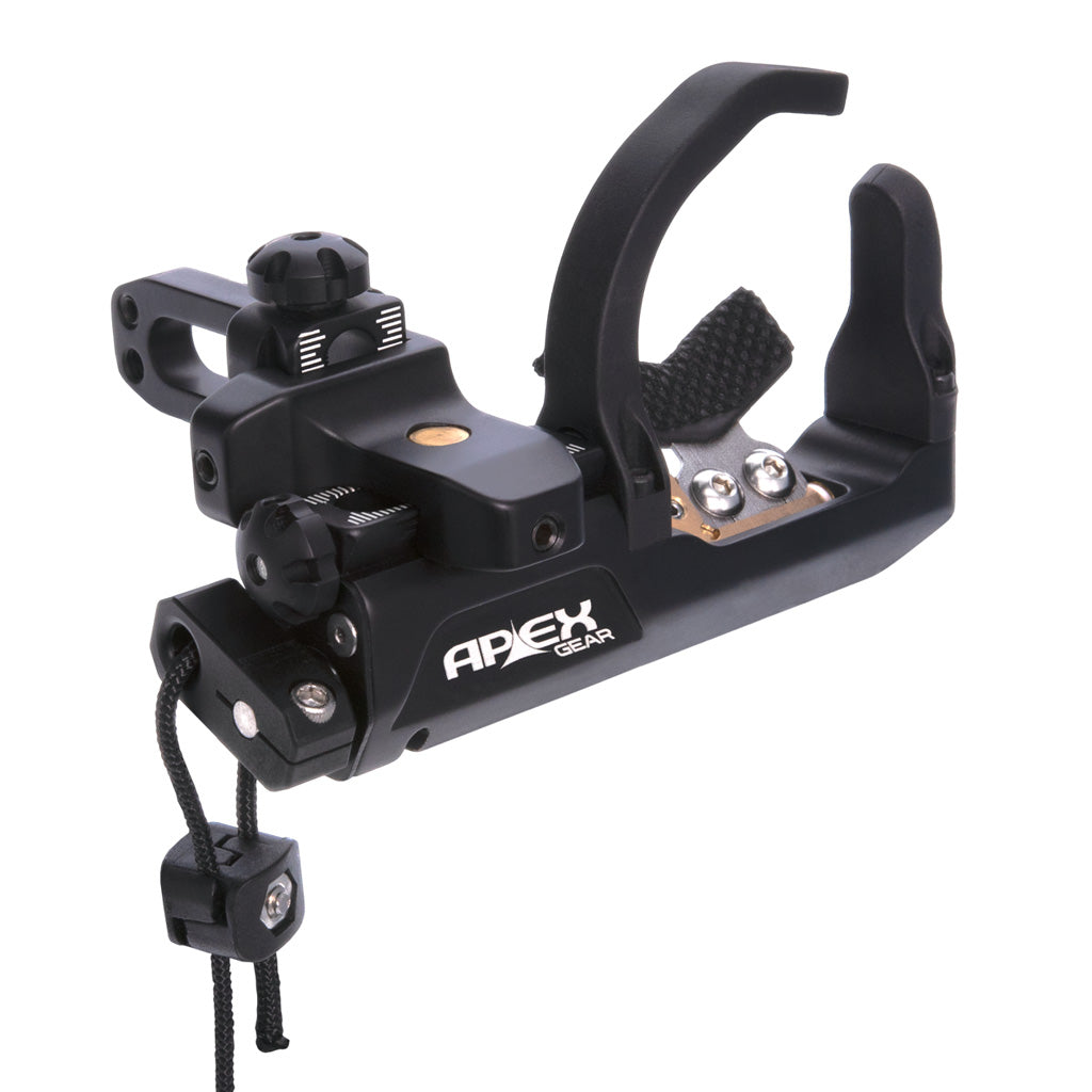 TruGlo Overtaker Limb-Drive Arrow Rest in Black LH - Front View