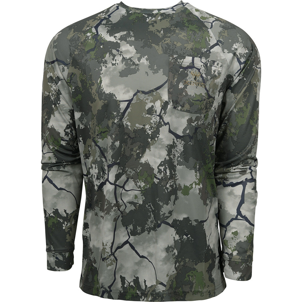 Kings Camo Kings Hunter Long Sleeve Tee in Men's XL - Front View