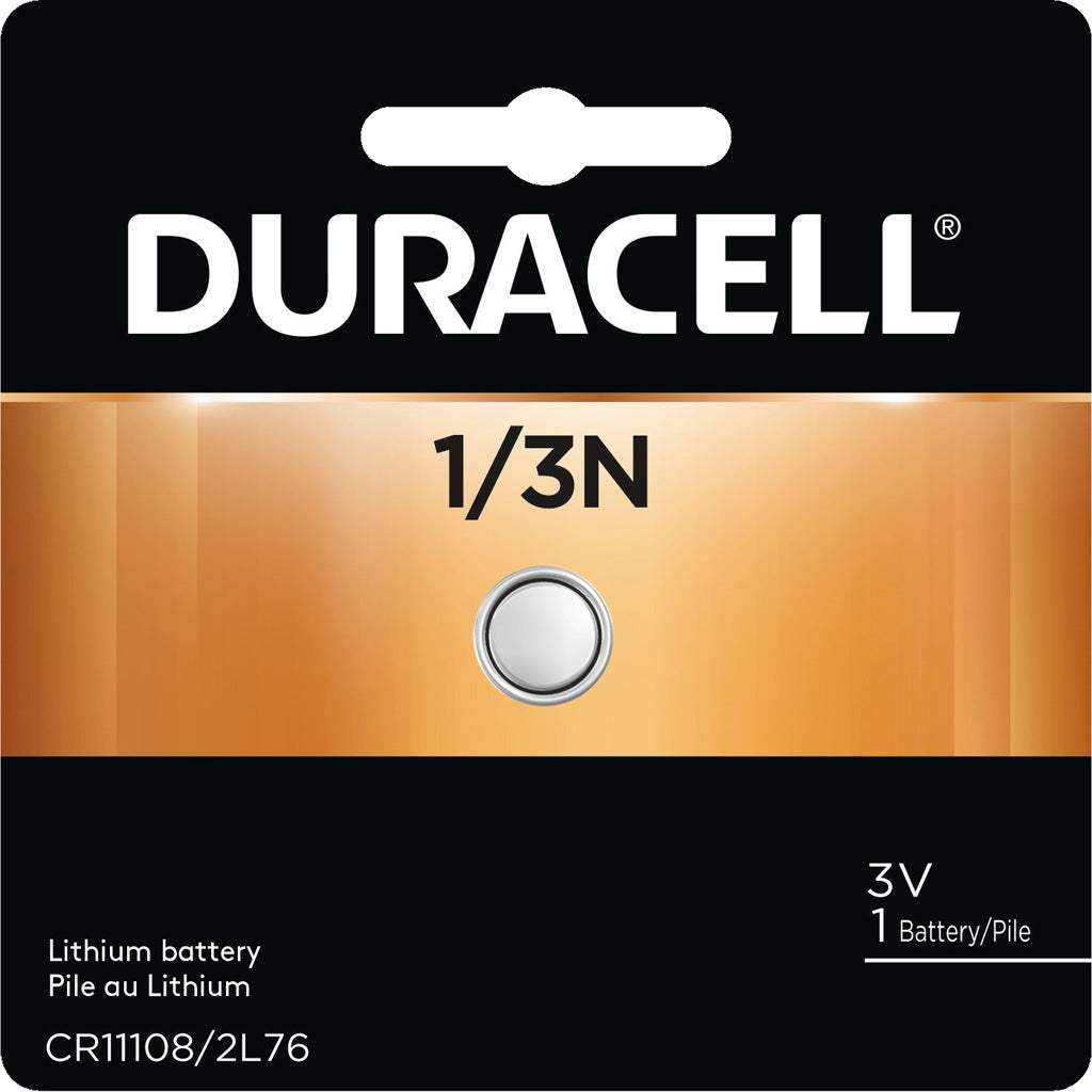 Duracell Lithium Battery - Front View
