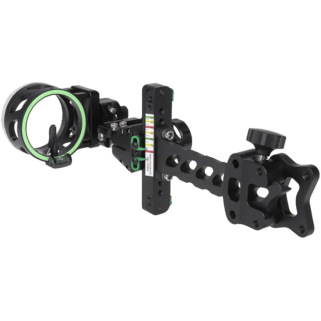 Apex Gear Apex Aegis Fiber-Optic Series in Black 1-Pin .019 - Front View