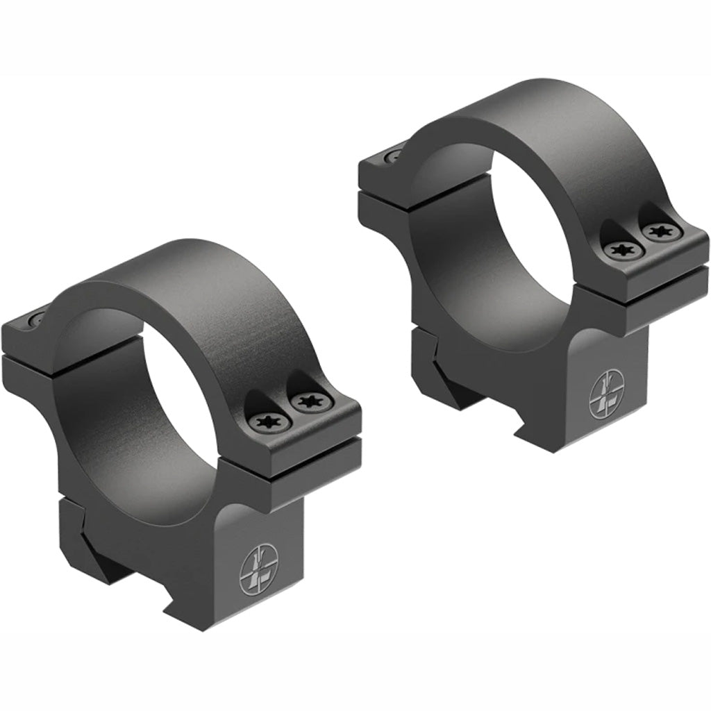 Leupold Open Range Rimfire Scope Rings in 30mm 3/8 High Aluminum - Front View