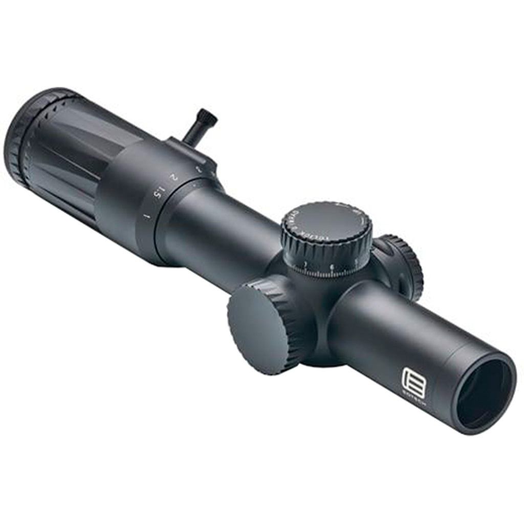 EOTech Vudu FFP Rifle Scope in Black 1-10X28mm LE5 Cross-Hair Reticle MRAD - Front View