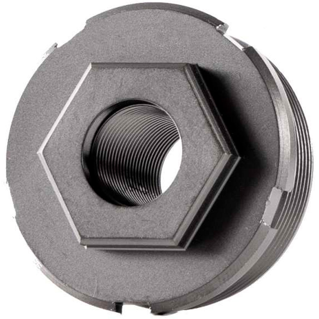 Dead Air Silencers Dead Air Suppressor Direct Thread Adapter in DT Mount w/HUB Compatible Products .578-28 - Front View
