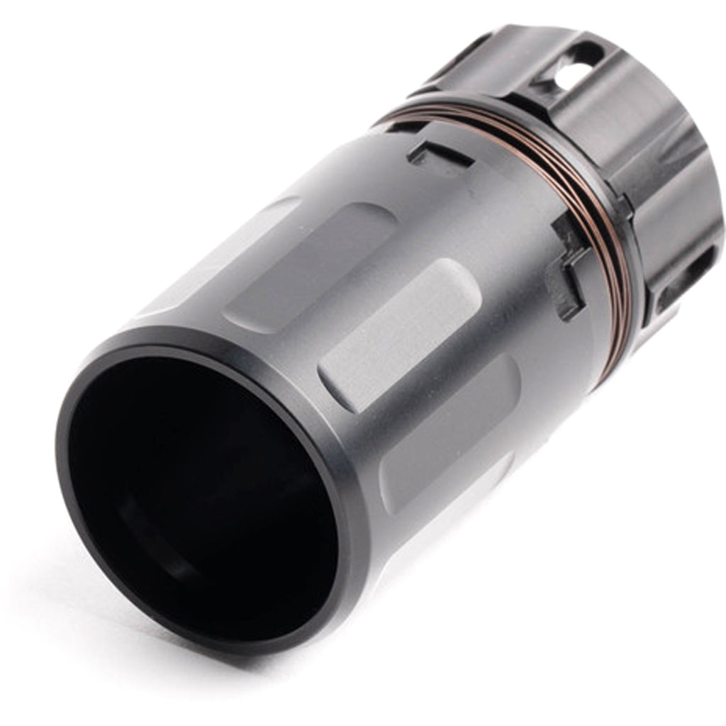 Dead Air Silencers Dead Air Blast Shroud in w/ DA429 KeyMo other 1 3/8-32 Adapters - Front View