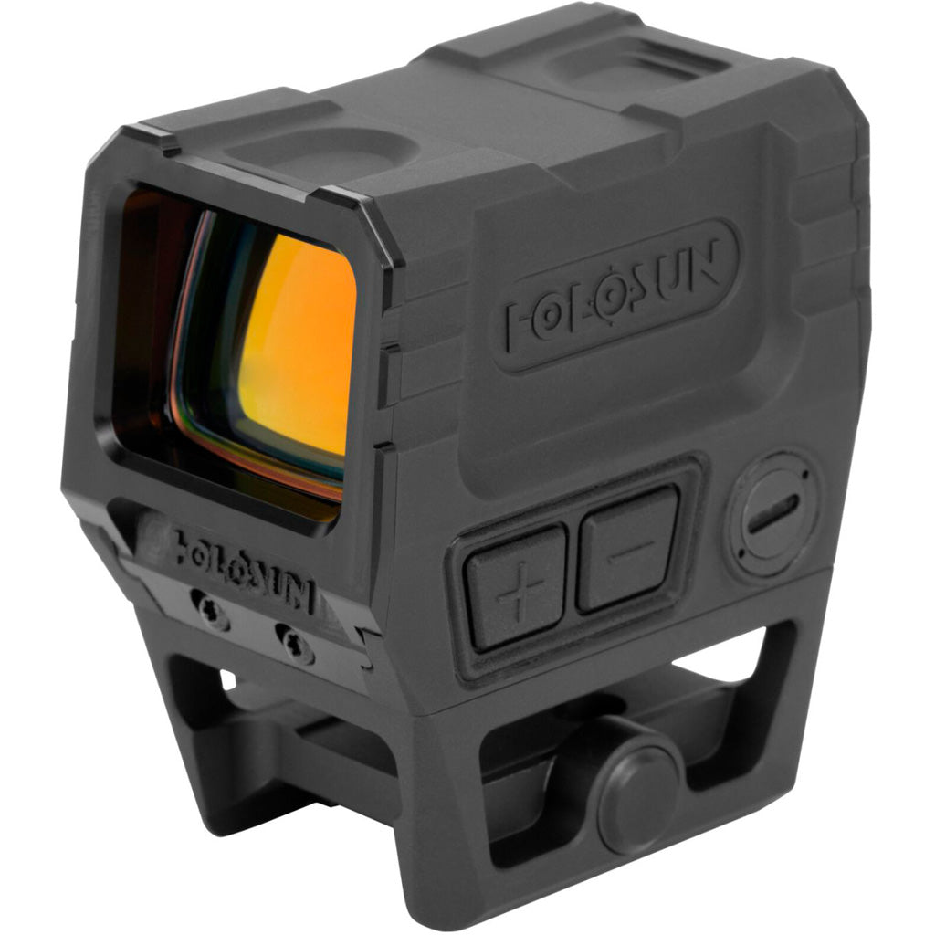 Holosun AEMS Rifle Sight in Gold 2MOA Dot - Front View