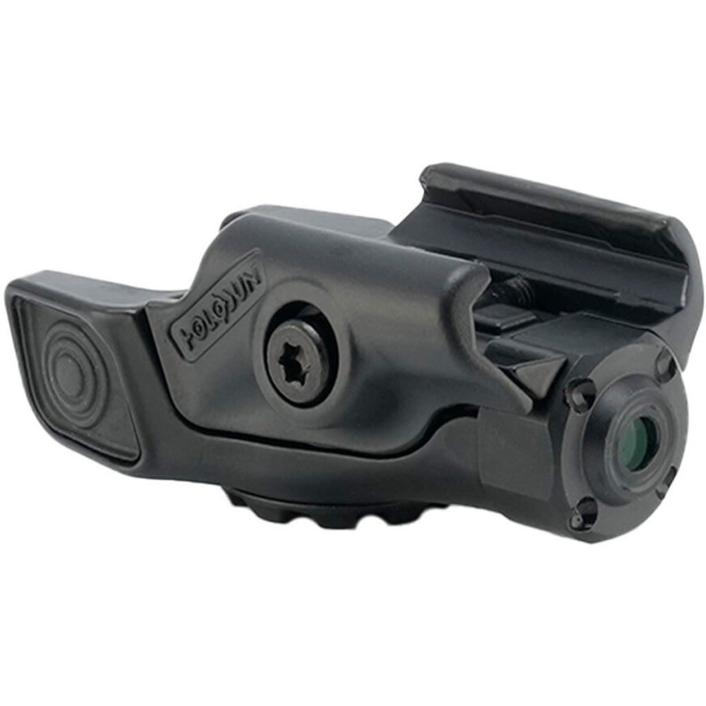 Holosun Rail Mounted Laser in Green Laser Titanium - Front View