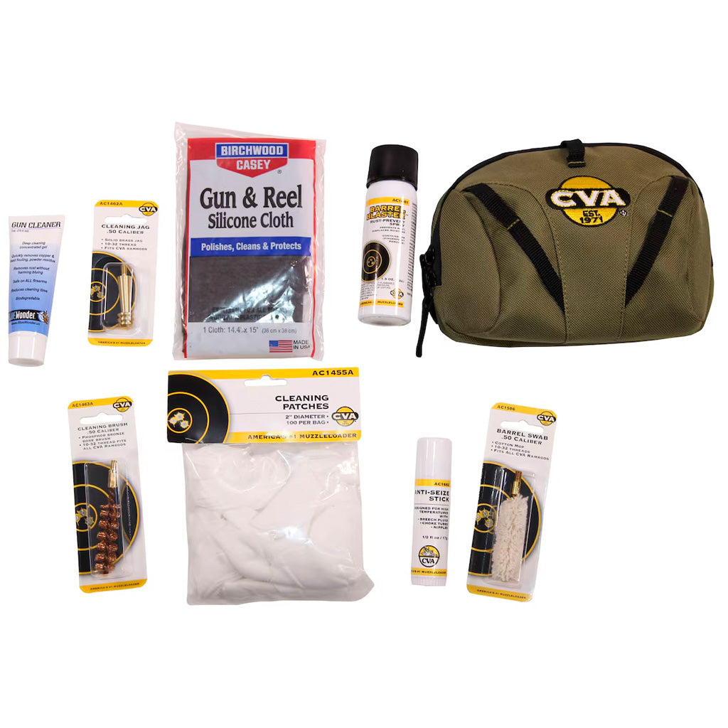 CVA Soft Bag Field Cleaning Kit - Front View