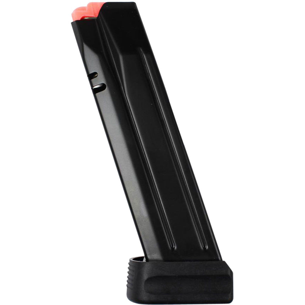 CZ Pistol Magazine in 9mm 15 rd.Reverse & Ambi Fits P-10 F, P-09 - Front View