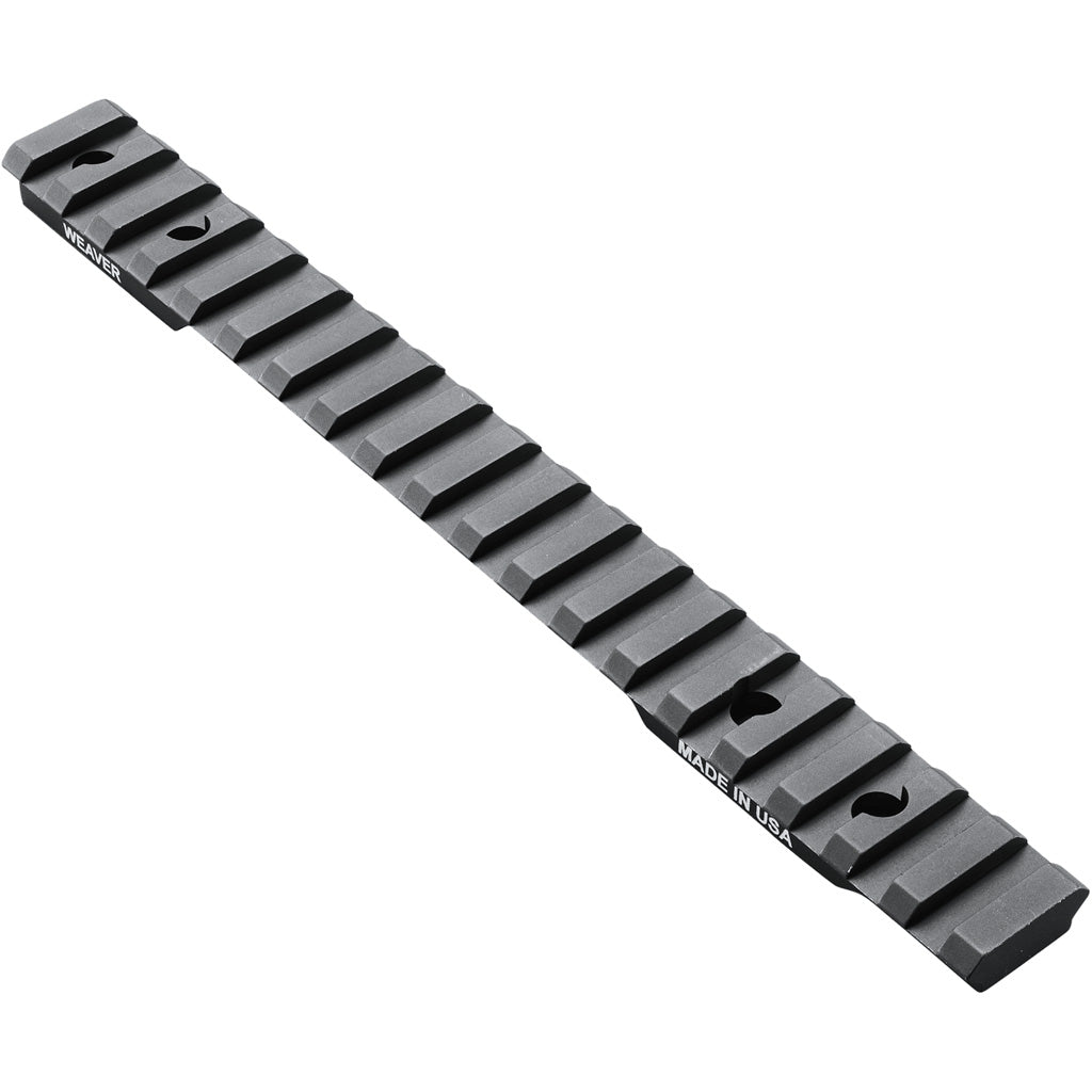 Weaver Tactical Pictny Extended Multi Slot Base in Matte Black Savage 110 LA 840 20MOA Blister Pack - Front View