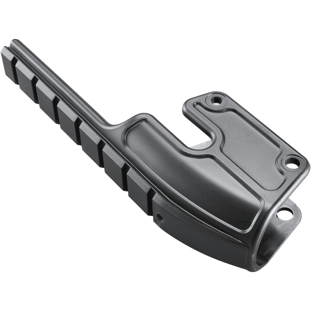 Weaver Classic No GunSmith Shotgun Mount in Black Remington 870/1100/1187 Saddle Mount - Front View