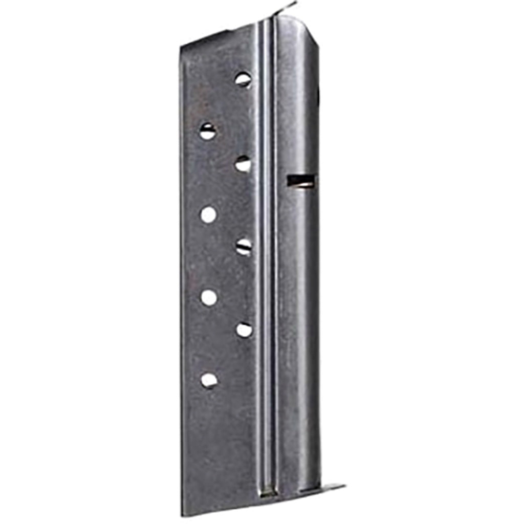 Colt 1911 Magazine in 38 Super 9 rd. Gov't/Commander Stainless - Front View