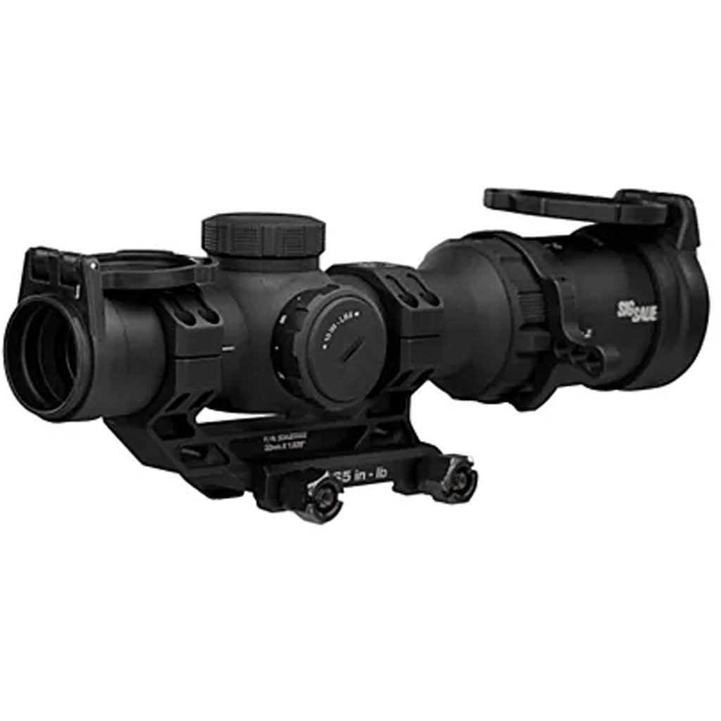 Sig Sauer Tango-MSR Compact Scope in 1-10X24 FFP Illum MSR BDC-10 w/Mount Black - Front View