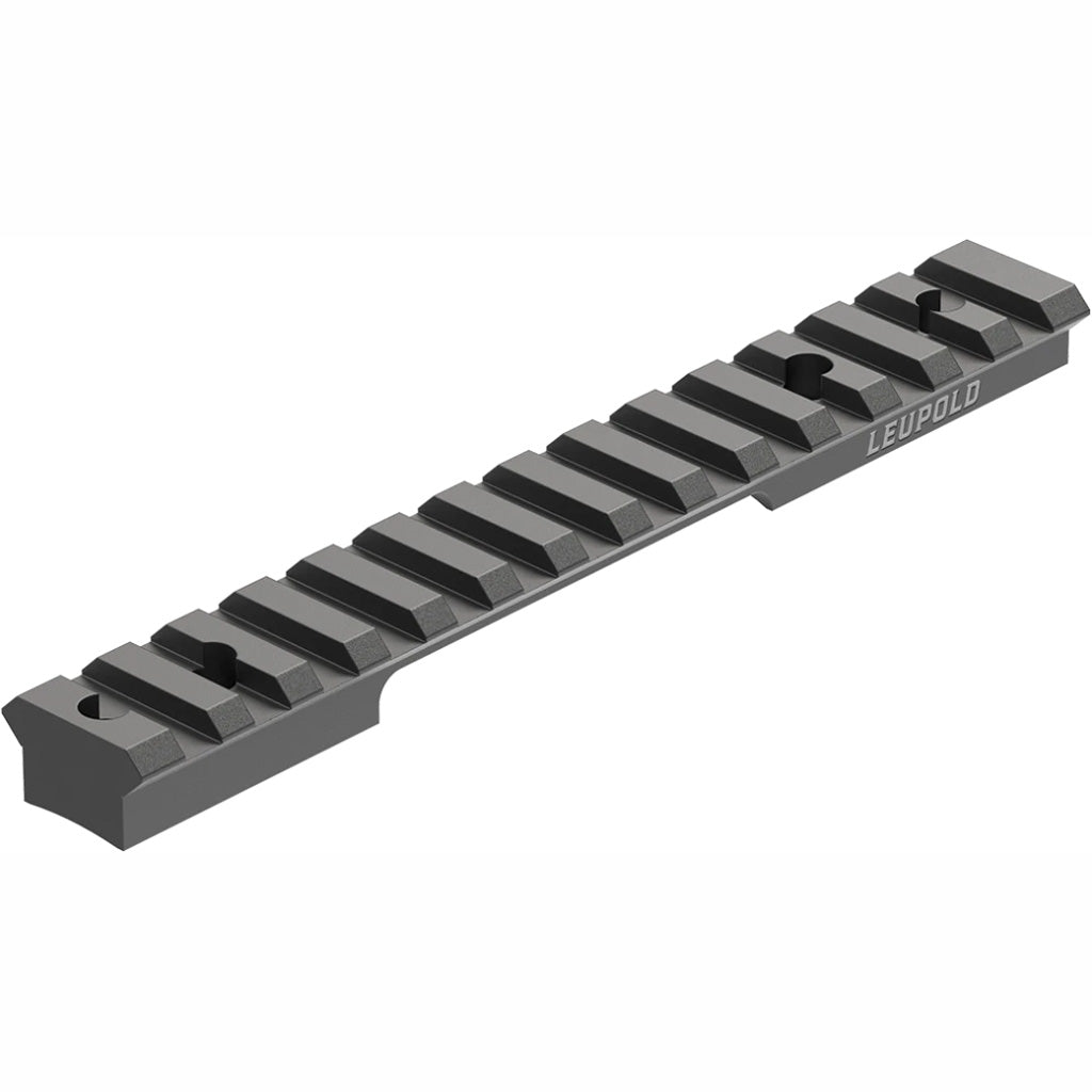 Leupold BackCountry Cross-Slot One Piece Base in Matte Remington 700 SA 20 MOA (8-40) - Front View