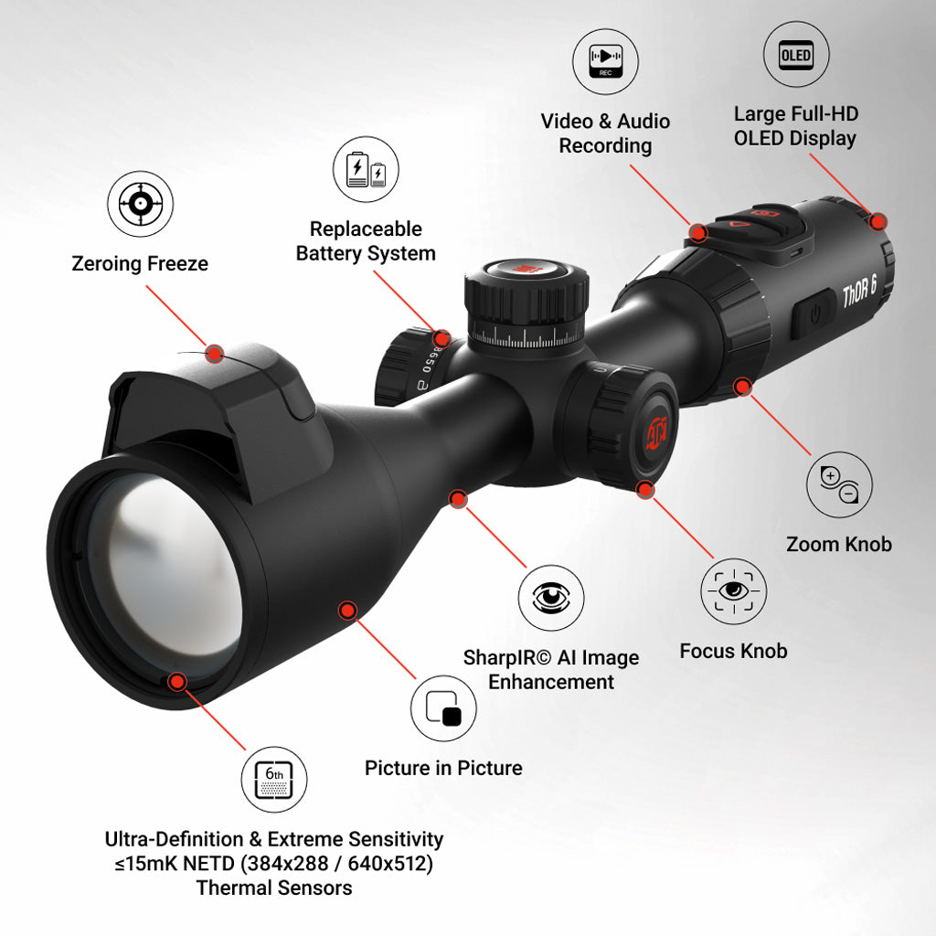 ATN ThOR 6 Elite 384 Thermal Scope - Alternate View 3