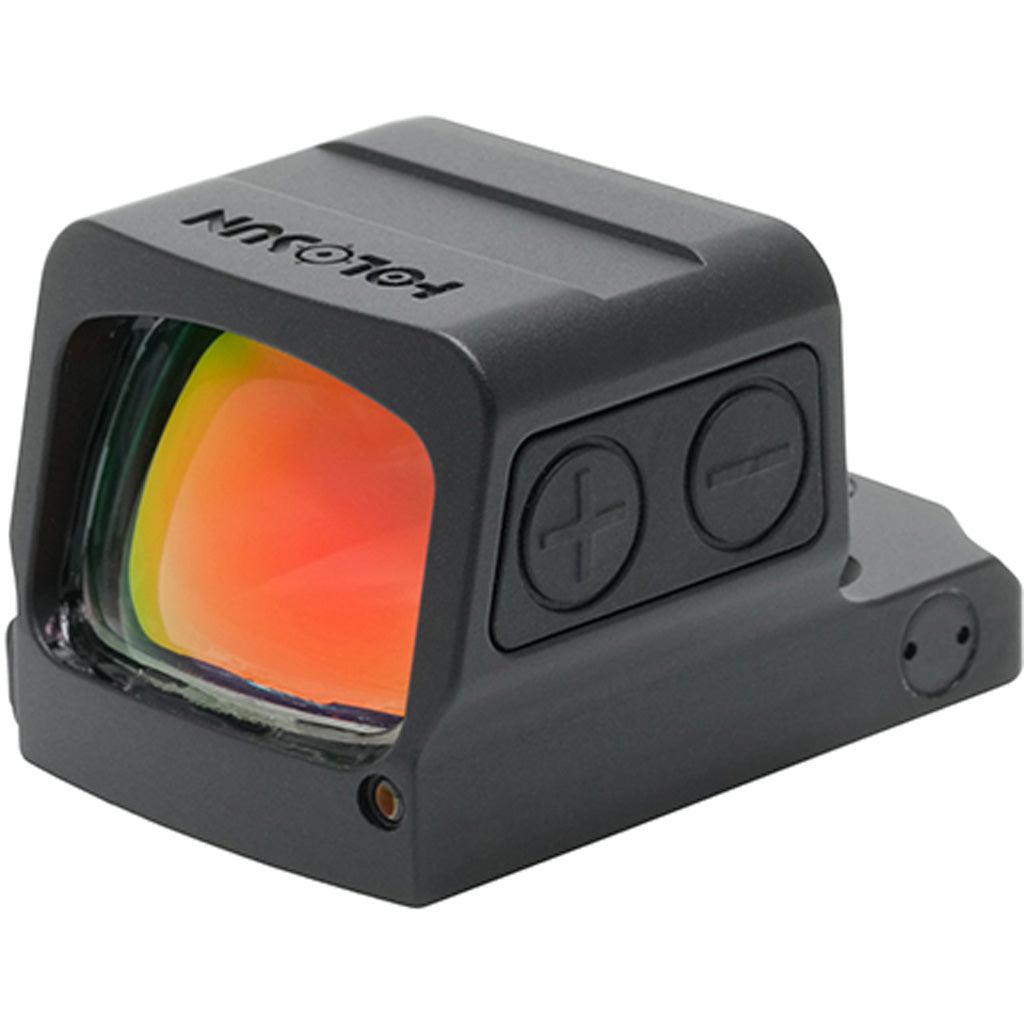 Holosun EPS Core Enclosed Pistol Sight in Gold 3MOA Dot w/Solar,Shake Awake,Slim Base - Front View