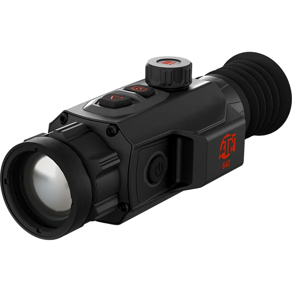 ATN ThOR 6 Mini 640 Thermal Scope in 2-16x, 640x512Sensor Black w/Wi-Fi & Recording - Front View