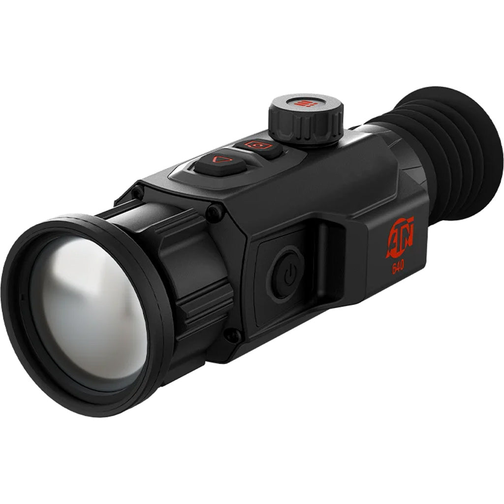 ATN ThOR 6 Mini 640 Thermal Scope in 3-24x, 640x512Sensor Black w/Wi-Fi & Recording - Front View