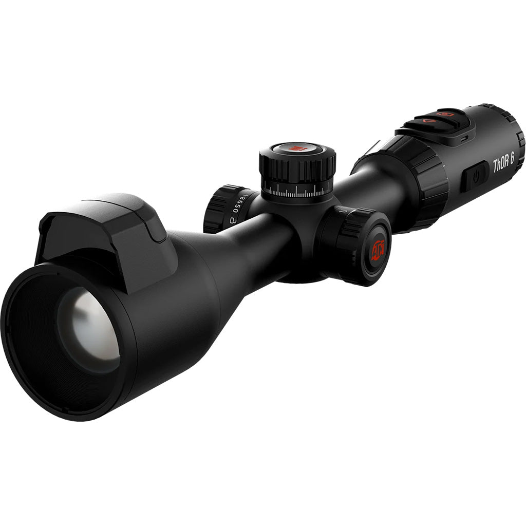 ATN ThOR 6 Elite 640 Thermal Scope in 2-16x, 640x512Sensor Black w/Wi-Fi & Rec & LRF - Front View