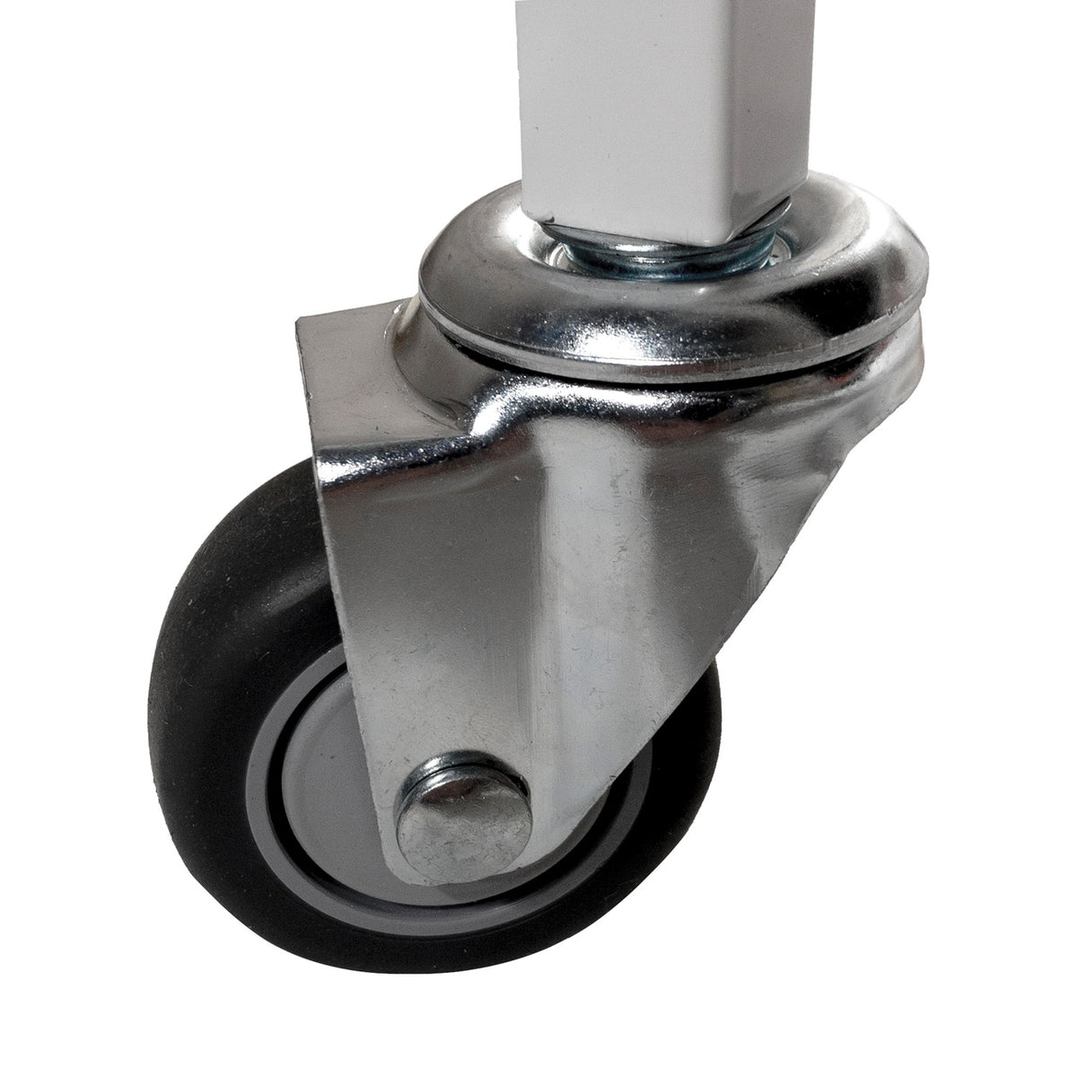 Champion Sports 24 Ball Double Wide Ball Cart, White - Alternate View 4