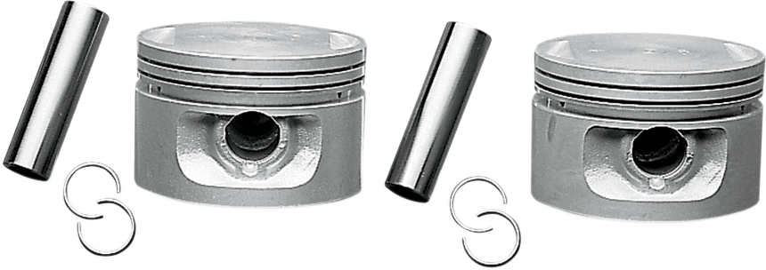 Drag Specialties Evolution Piston 750740-BX-LB1 for OEM Motorcycle Replacement