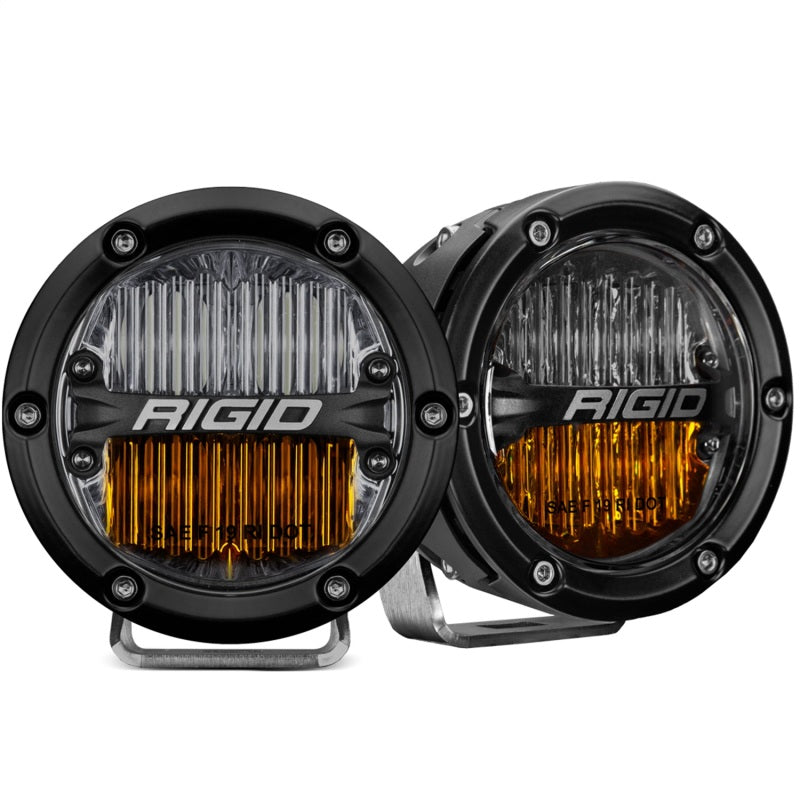 Rigid Industries 360-Series SAE Fog Yellow/White Pair - View 5