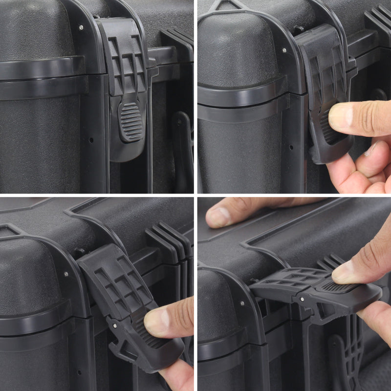Go Rhino XVenture Gear Hard Case - Long 44in. / Lockable / IP67 / Automatic Air Valve - Tex. Black - View 3