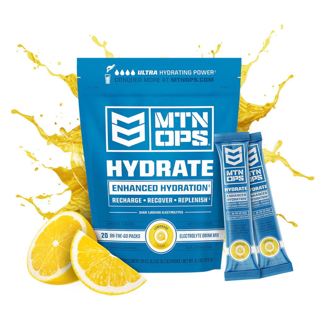 MTN OPS Hydrate in Blue/Yellow - Front View
