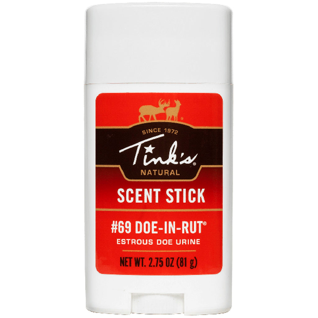 Tinks Natural Scent Stick in White/Red - Front View
