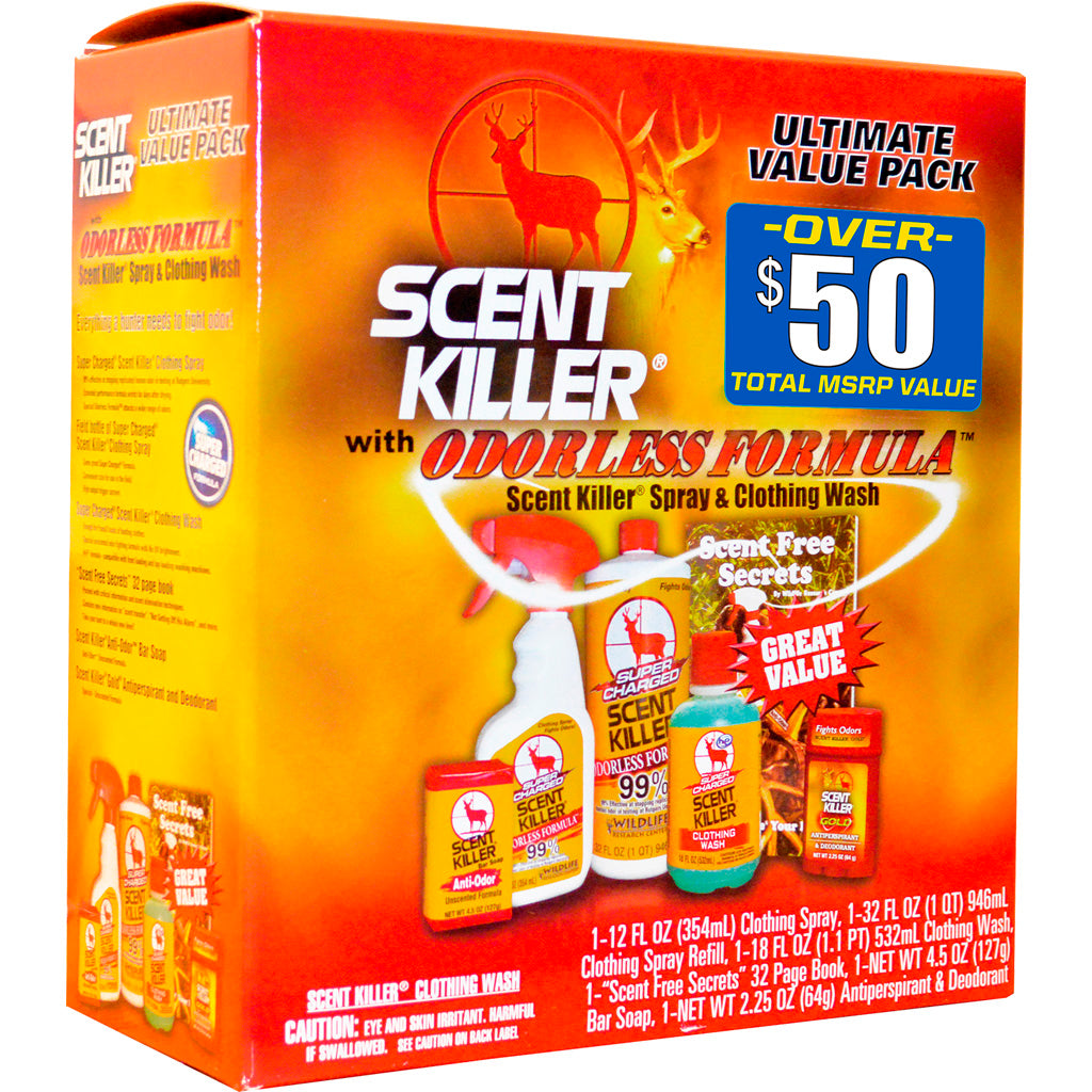 Wildlife Research Super Charged Scent Killer Pack - Front View