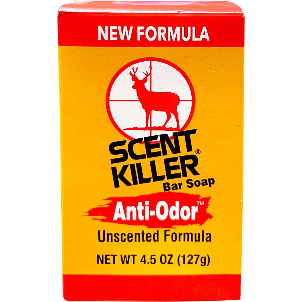 Wildlife Research Scent Killer Bar Soap in Red/Yellow - Front View