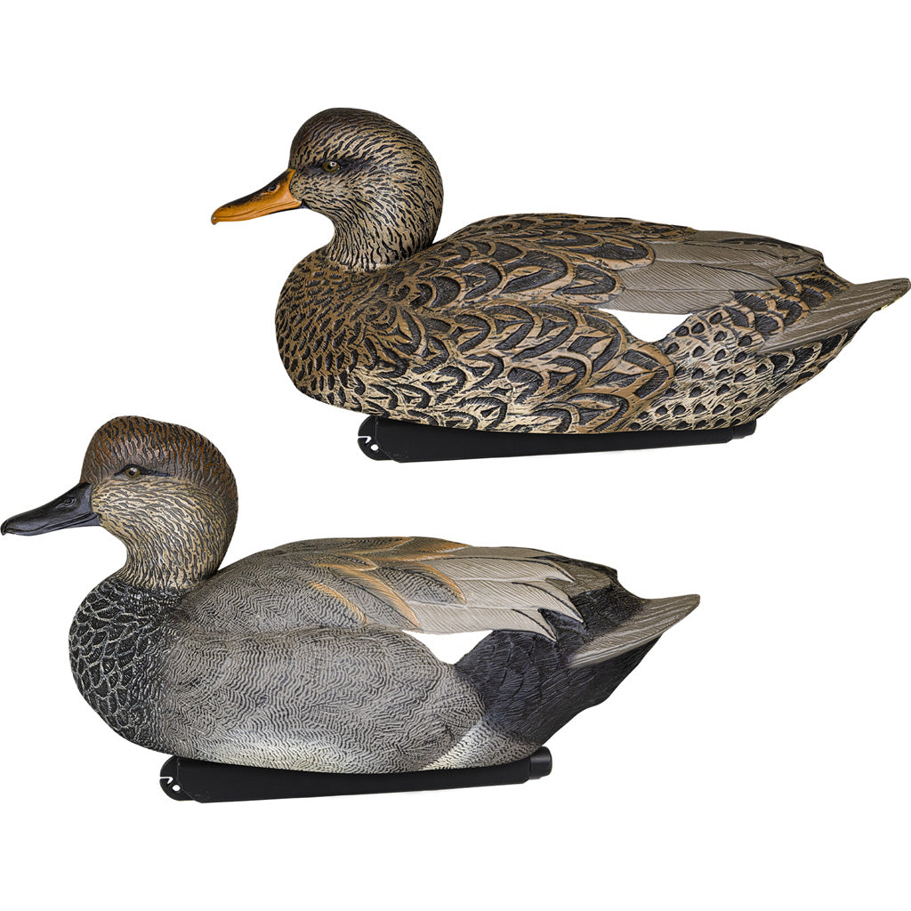 Zink Calls Zink Floater Duck Decoys in Gadwall 6 pk. - Front View