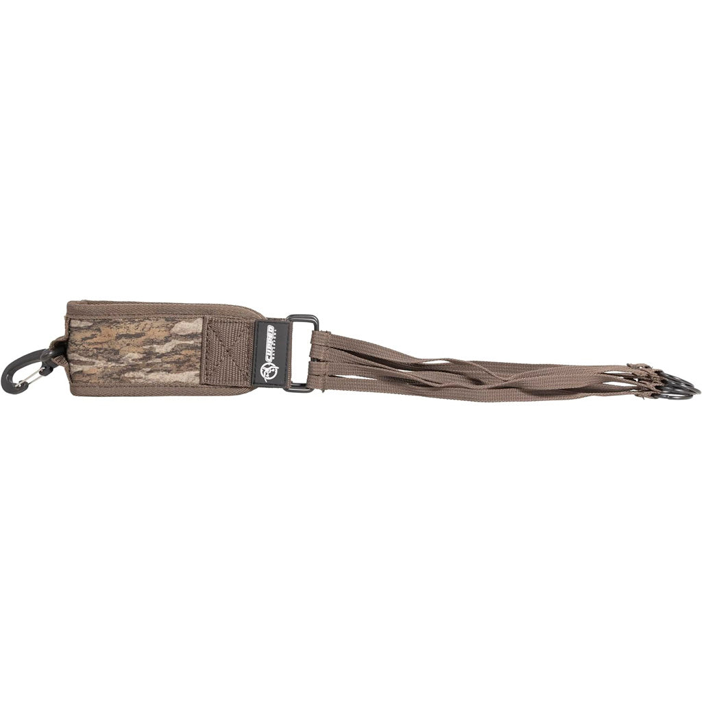 Cupped Waterfowl Cupped Duck Strap in Metal Loops Mossy Oak Bottomlands - Front View
