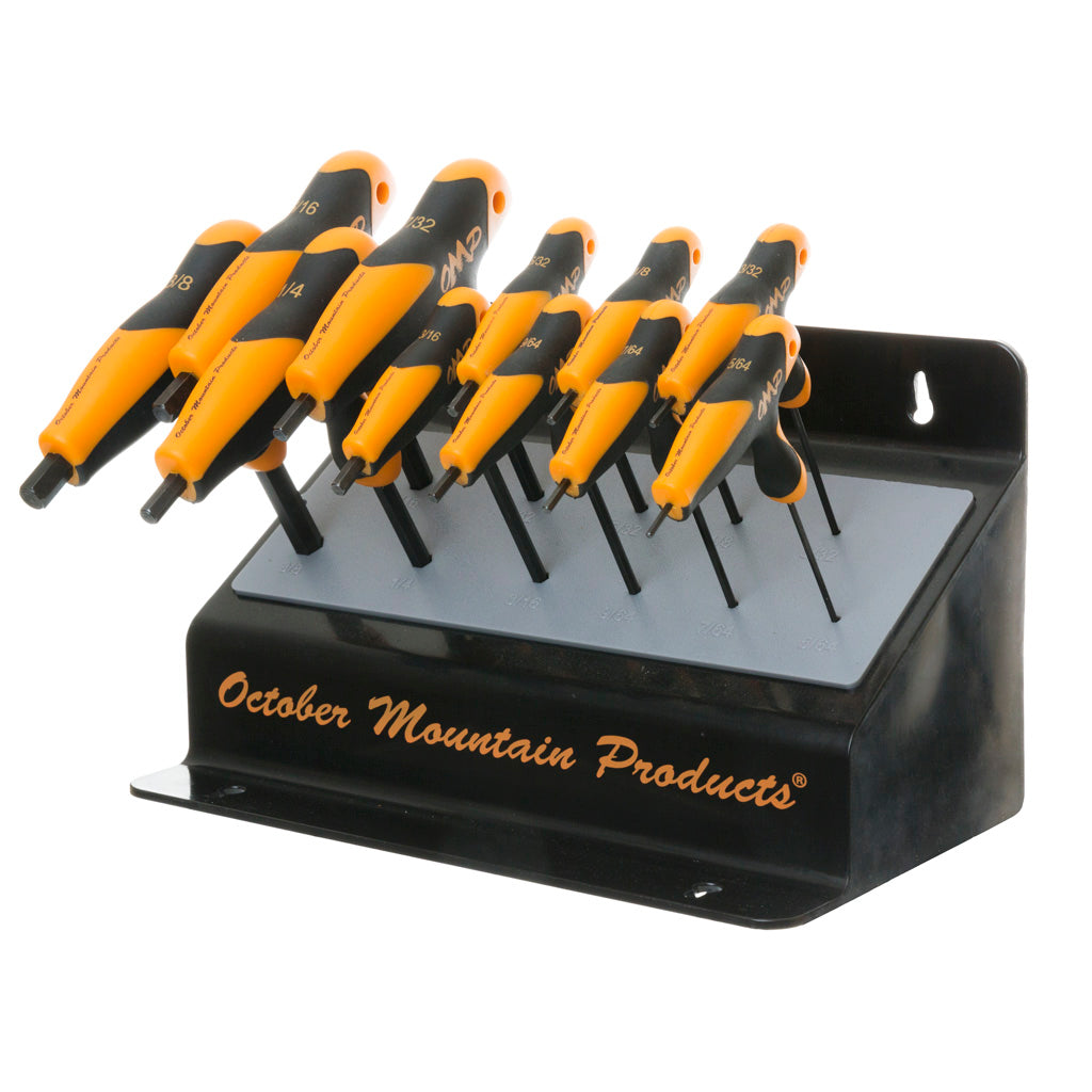 October Mountain Pro Shop Hex Wrench Set in Bench - Front View