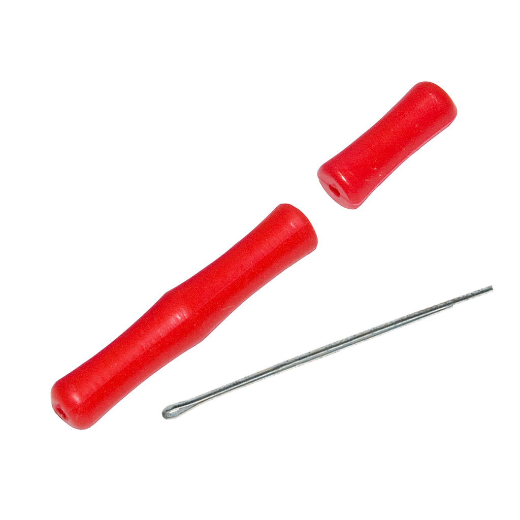 Fin-Finder Fin Finder Snap-Shot Finger Savers in Red - Front View