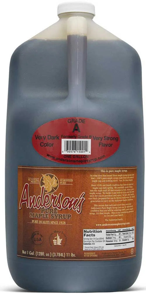 Anderson's Maple Syrup Maple Syrup - Grade B - 1 Gallon